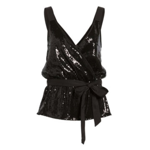 Chelsea28 Tops - NEW Chelsea28 Black Sequin Camisole